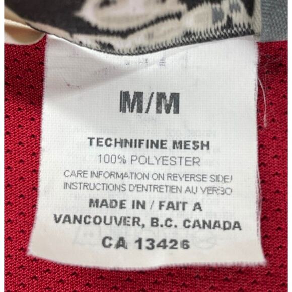 Sugoi Cycling Shirt Mens M Red Gray Technifine Mesh Half Zip Pullover Pockets - Picture 10 of 11